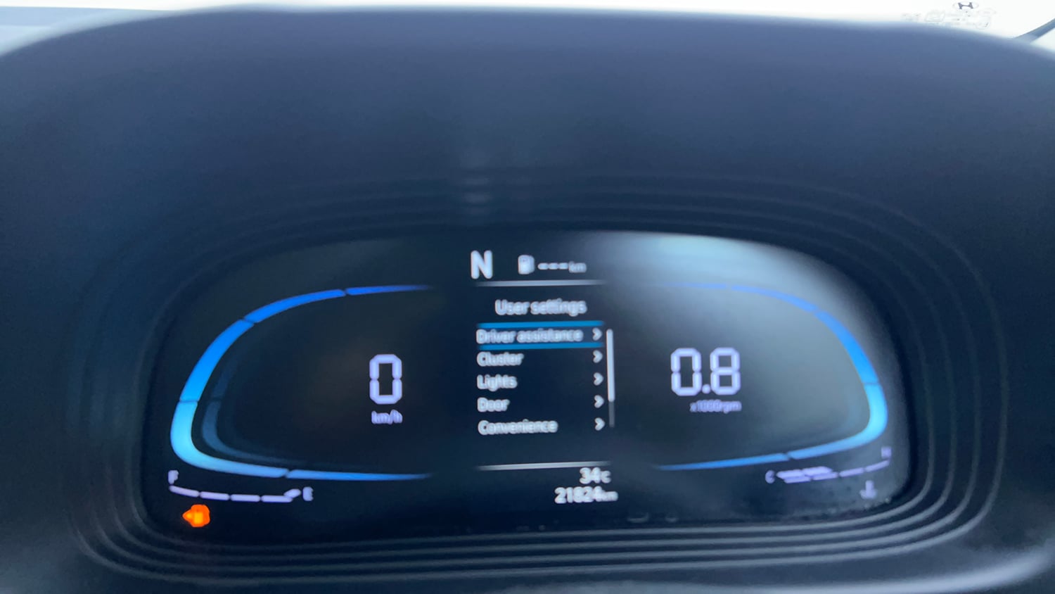Used 2022 Hyundai Venue S(O) 1.0 Turbo iMT Petrol Manual interior CLUSTERMETER VIEW