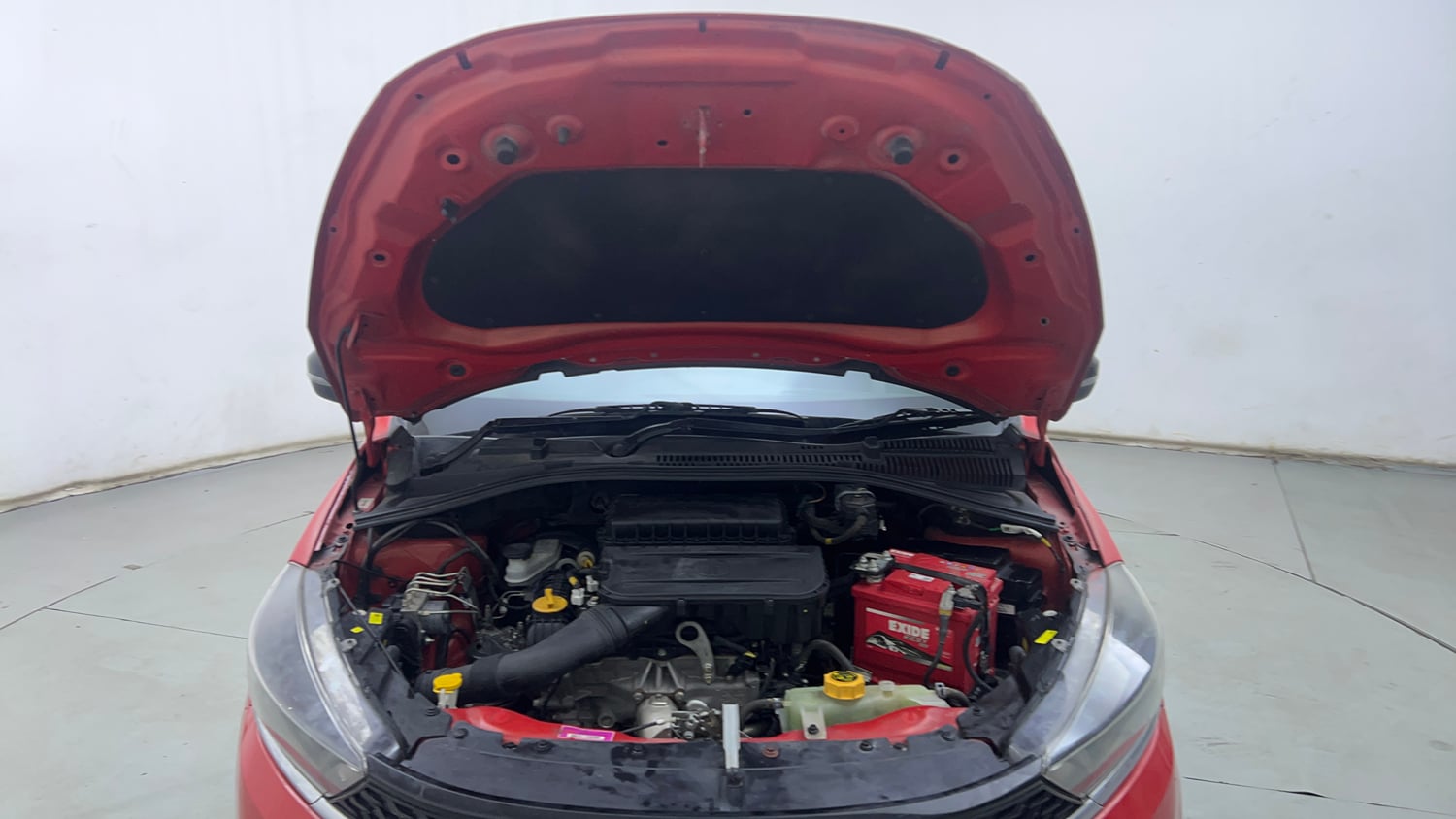 Used 2021 Tata Tiago XZ Plus Petrol Manual engine ENGINE & BONNET OPEN FRONT VIEW