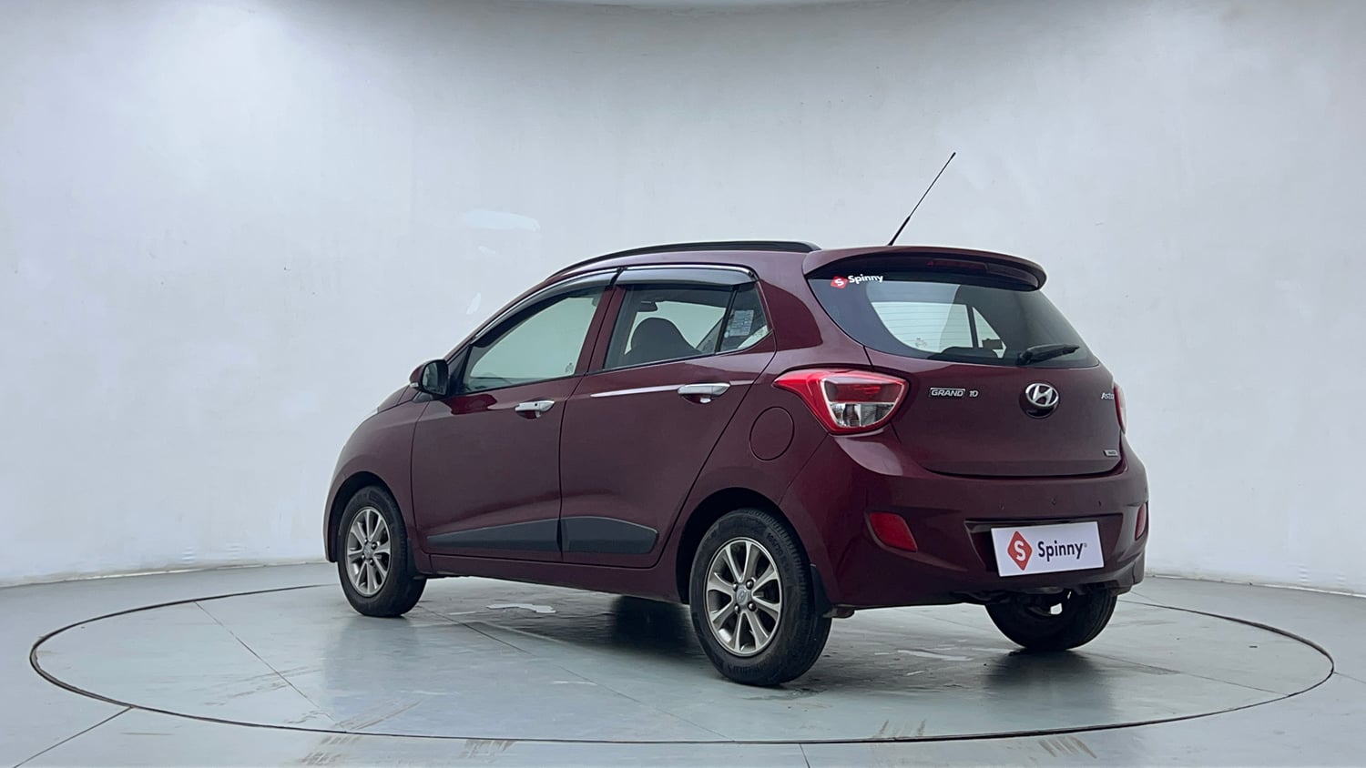 Used 2016 Hyundai Grand i10 Asta AT 1.2 Kappa VTVT (O) Petrol Automatic exterior LEFT REAR CORNER VIEW