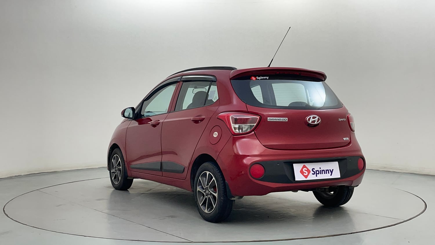 Used 2019 Hyundai Grand i10 Sportz 1.2 Kappa VTVT Petrol Manual exterior LEFT REAR CORNER VIEW