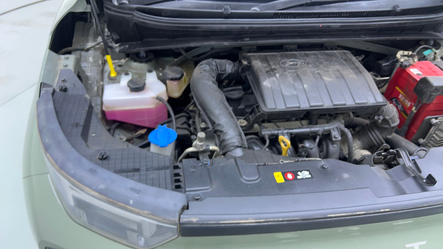 Used 2023 Hyundai Exter SX 1.2 AMT Petrol Automatic engine ENGINE RIGHT SIDE VIEW