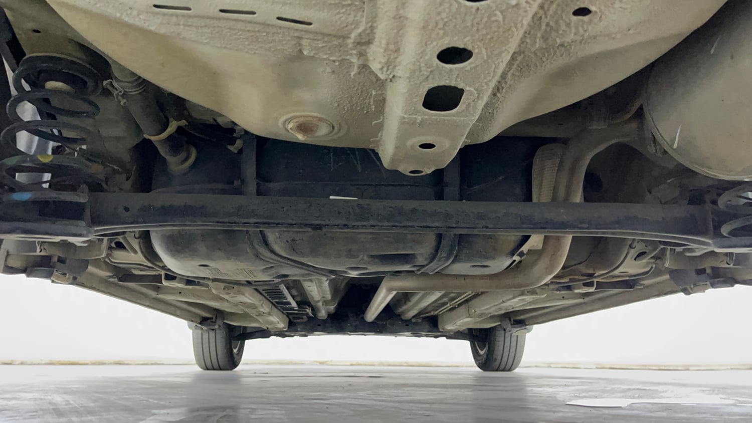 Used 2016 Maruti Suzuki Swift Dzire ZDI Diesel Manual extra REAR UNDERBODY VIEW (TAKEN FROM REAR)