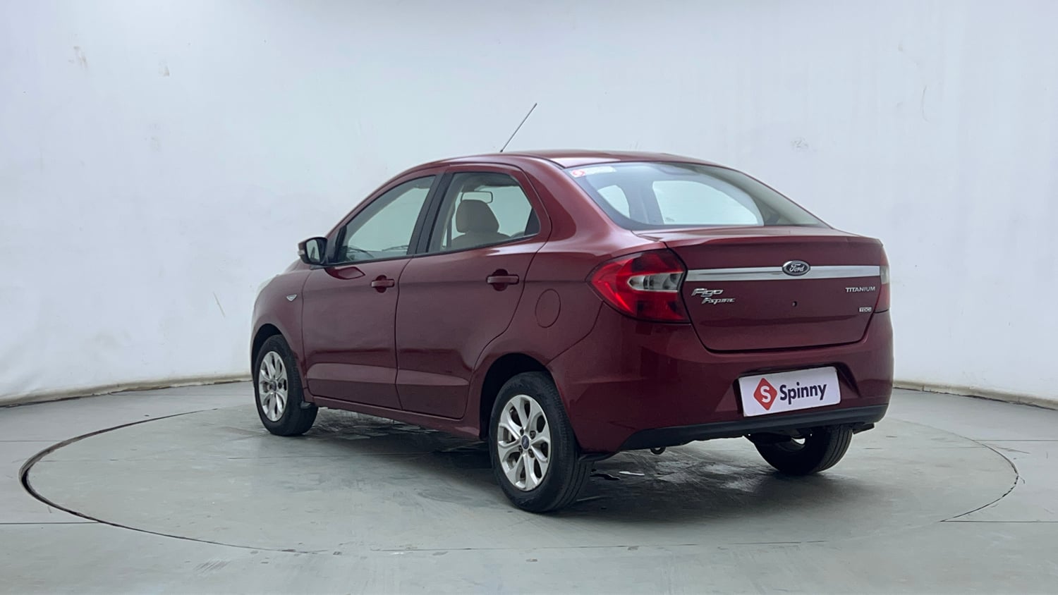 Used 2016 Ford Figo Aspire Titanium1.5 TDCi Diesel Manual exterior LEFT REAR CORNER VIEW