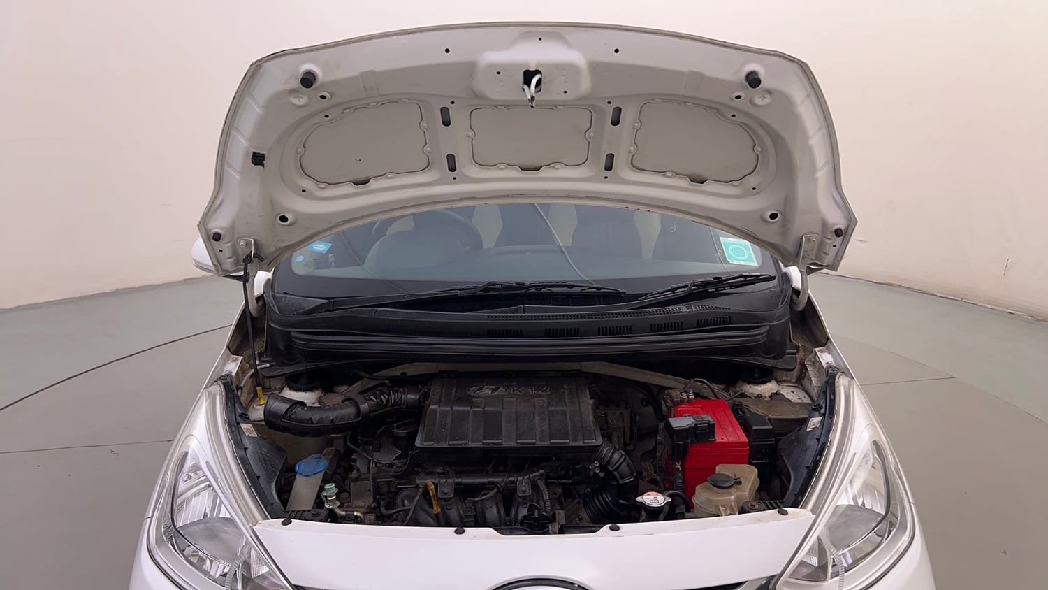 Used 2020 Hyundai Grand i10 Sportz 1.2 Kappa VTVT Petrol Manual engine ENGINE & BONNET OPEN FRONT VIEW