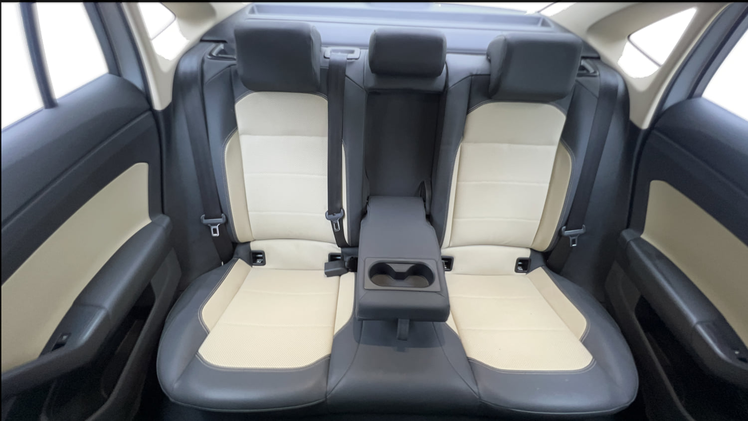 Used 2022 Skoda Slavia Style 1.0L TSI AT Petrol Automatic interior REAR SEAT CONDITION VIEW
