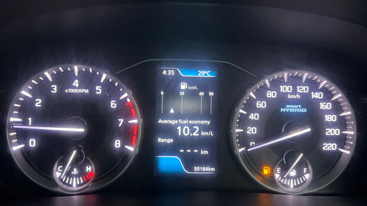 Used 2023 Maruti Suzuki Brezza Zxi Dual Tone Petrol Manual interior CLUSTERMETER VIEW