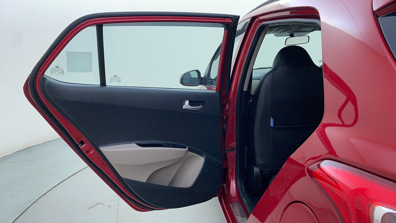 Used 2019 Hyundai Grand i10 Sportz 1.2 Kappa VTVT Petrol Manual interior LEFT REAR DOOR OPEN VIEW