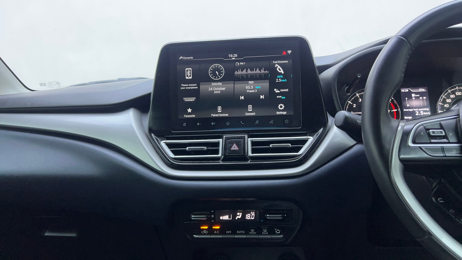 Used 2022 Maruti Suzuki Baleno Alpha AGS Petrol Automatic interior MUSIC SYSTEM & AC CONTROL VIEW