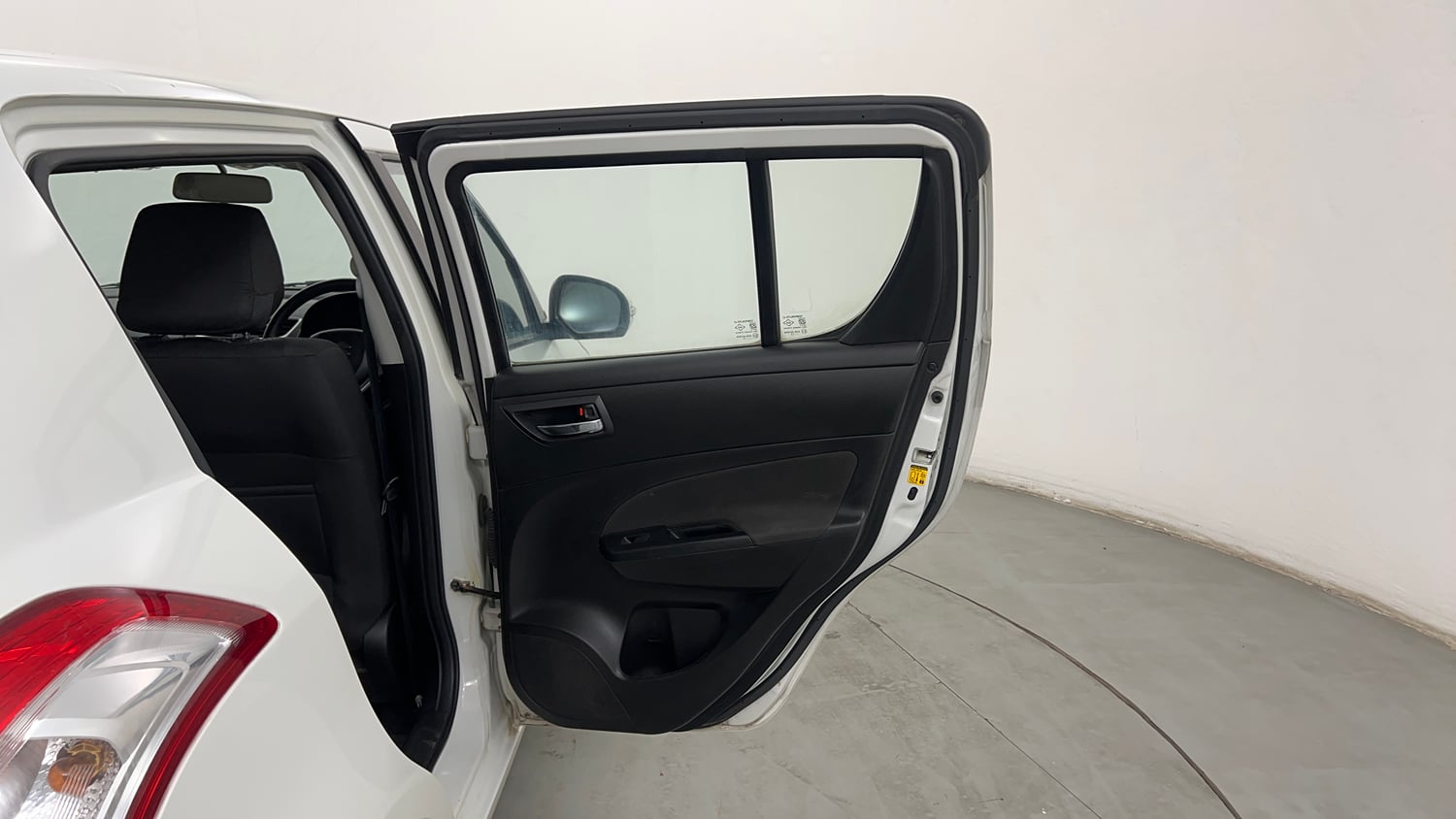 Used 2012 Maruti Suzuki Swift VXi Petrol Manual interior RIGHT REAR DOOR OPEN VIEW