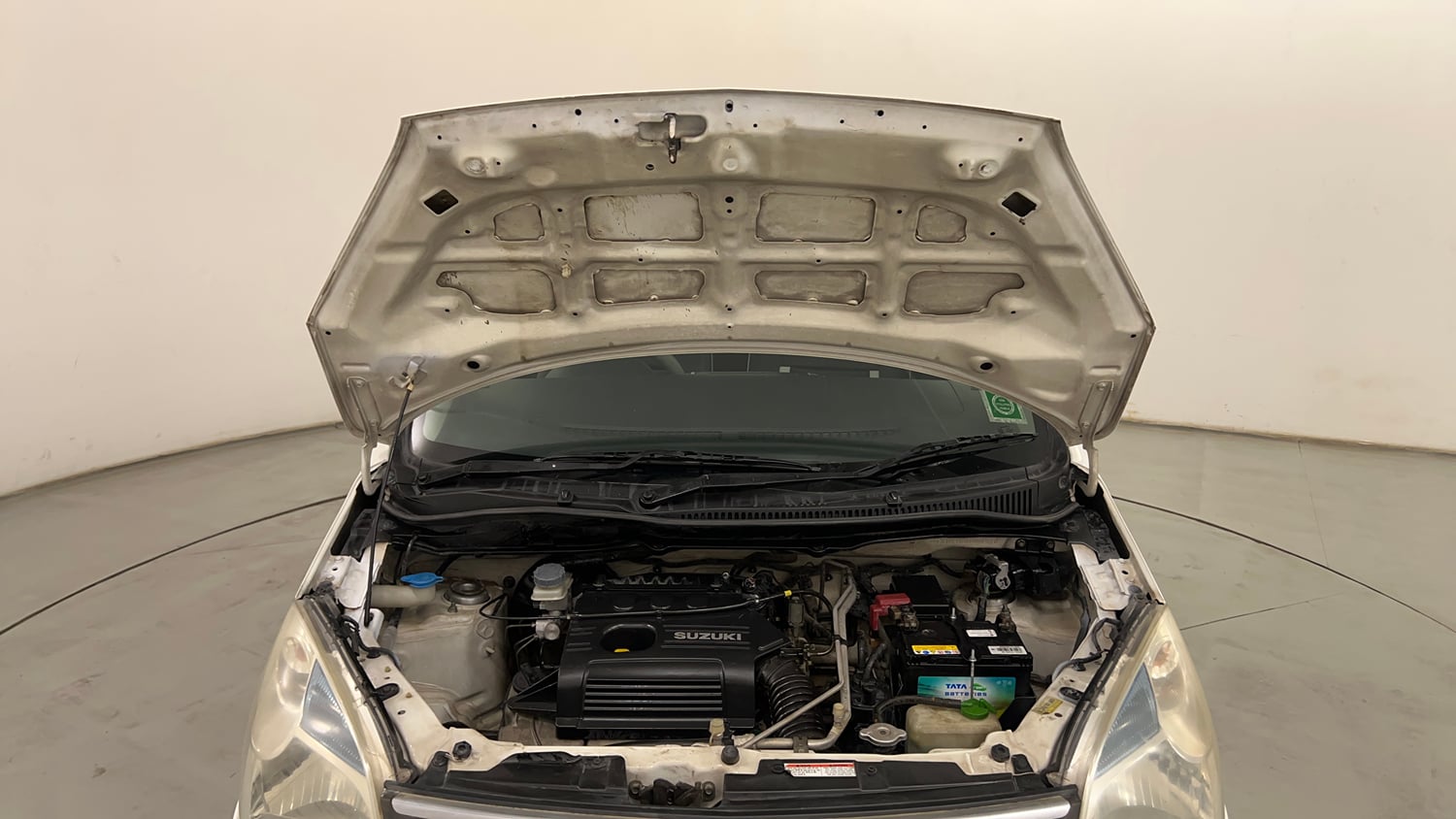 Used 2012 Maruti Suzuki Wagon R LXi Petrol Manual engine ENGINE & BONNET OPEN FRONT VIEW