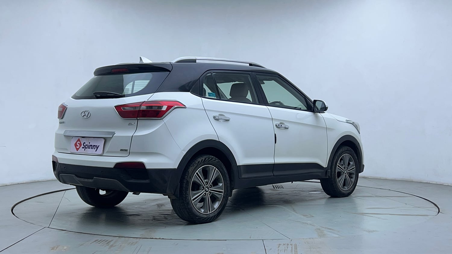 Used 2017 Hyundai Creta 1.6 SX Plus AT Petrol Petrol Automatic exterior RIGHT REAR CORNER VIEW