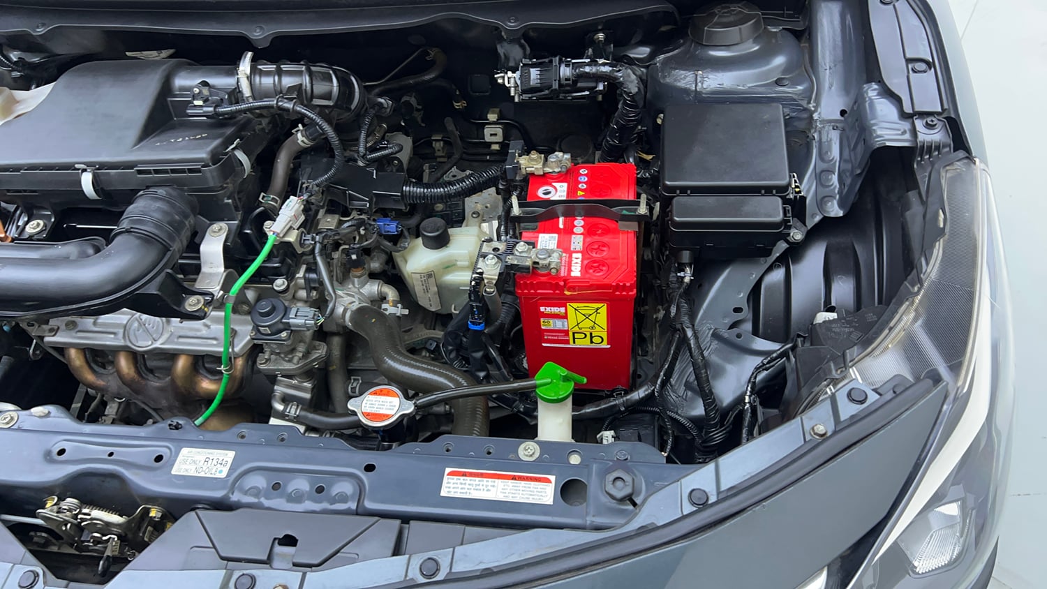 Used 2022 Maruti Suzuki Baleno Alpha AGS Petrol Automatic engine ENGINE LEFT SIDE VIEW