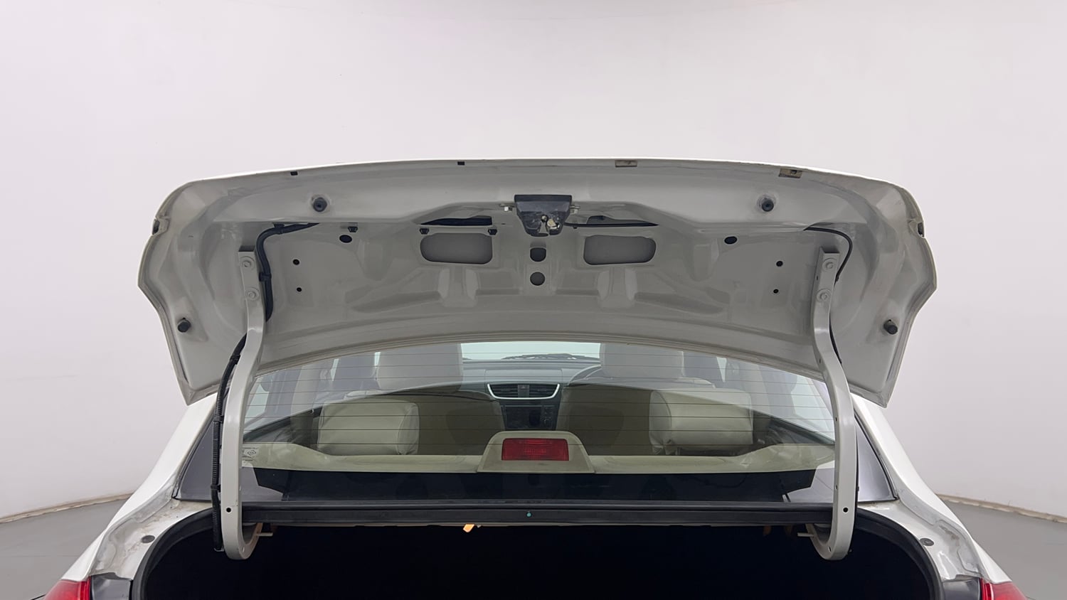 Used 2014 Maruti Suzuki Swift Dzire ZXI Petrol Manual interior DICKY DOOR OPEN VIEW