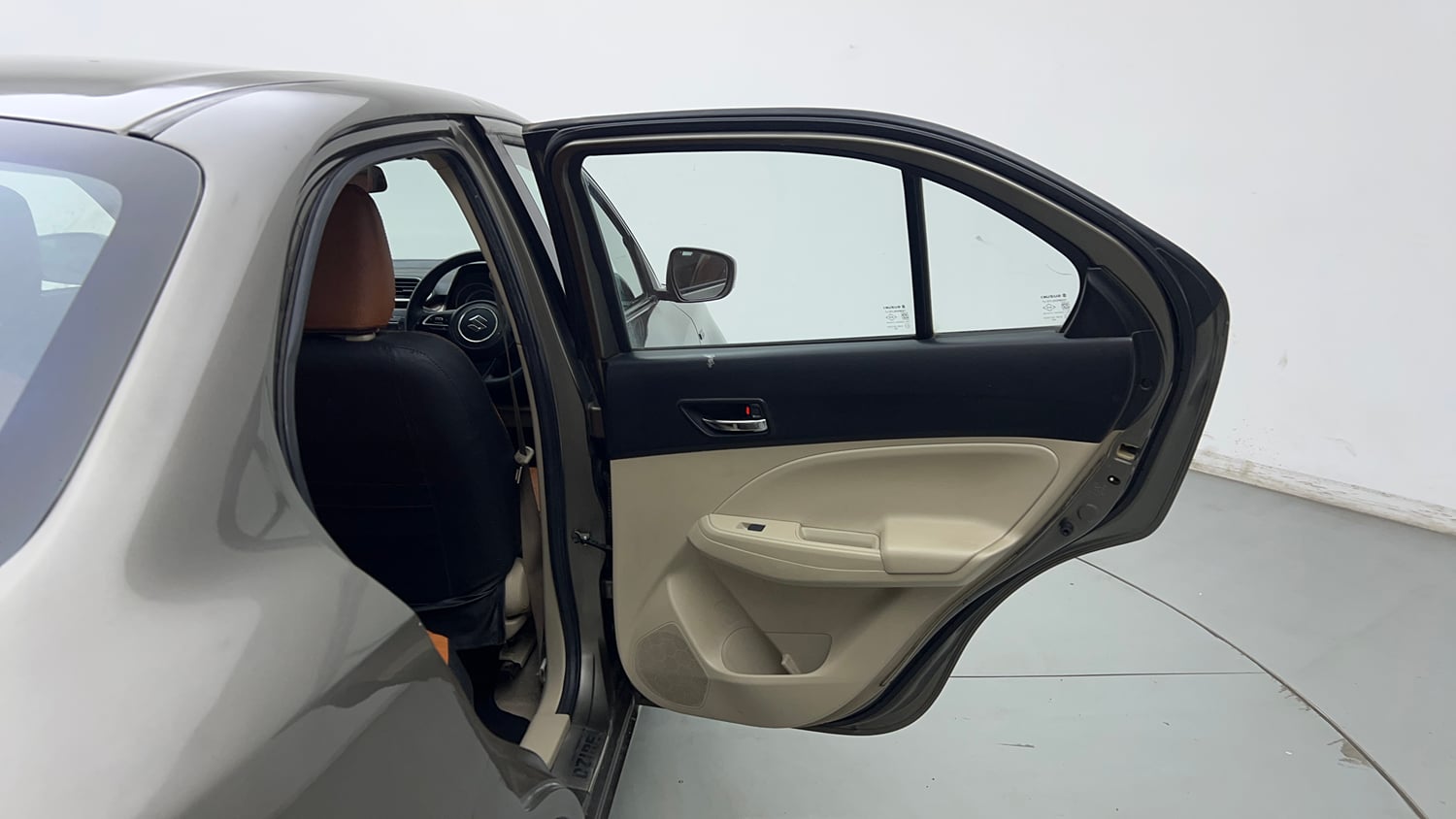Used 2017 Maruti Suzuki Dzire VXi Petrol Manual interior RIGHT REAR DOOR OPEN VIEW