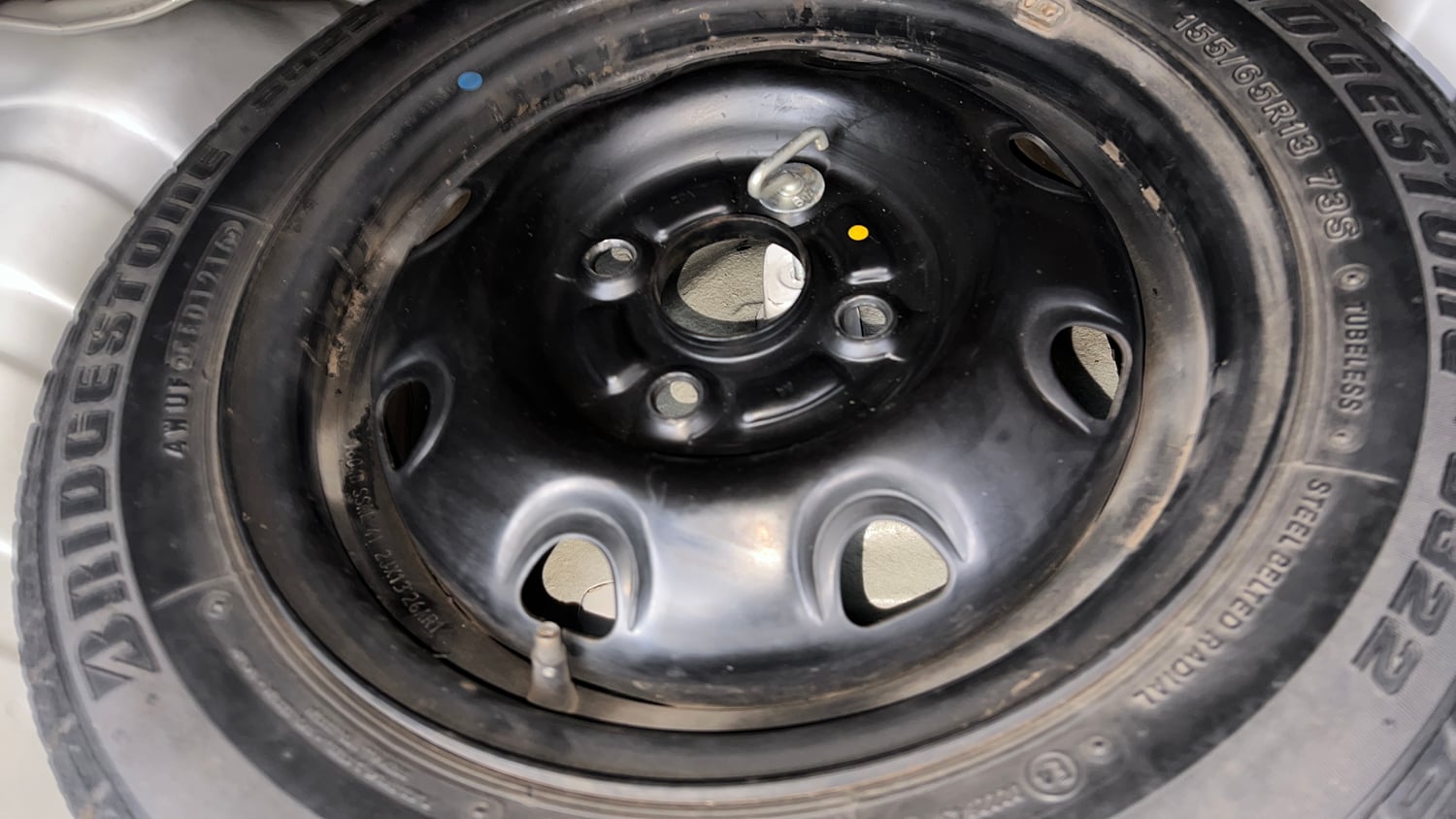 Used 2016 Maruti Suzuki Alto K10 VXi Petrol Manual tyres SPARE TYRE VIEW