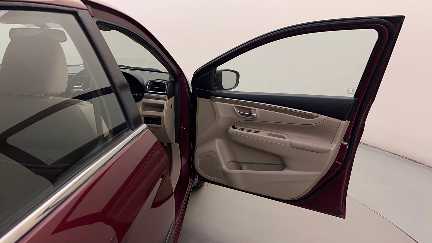 Used 2021 Maruti Suzuki Ciaz Alpha 1.5 AT Petrol Automatic interior RIGHT FRONT DOOR OPEN VIEW