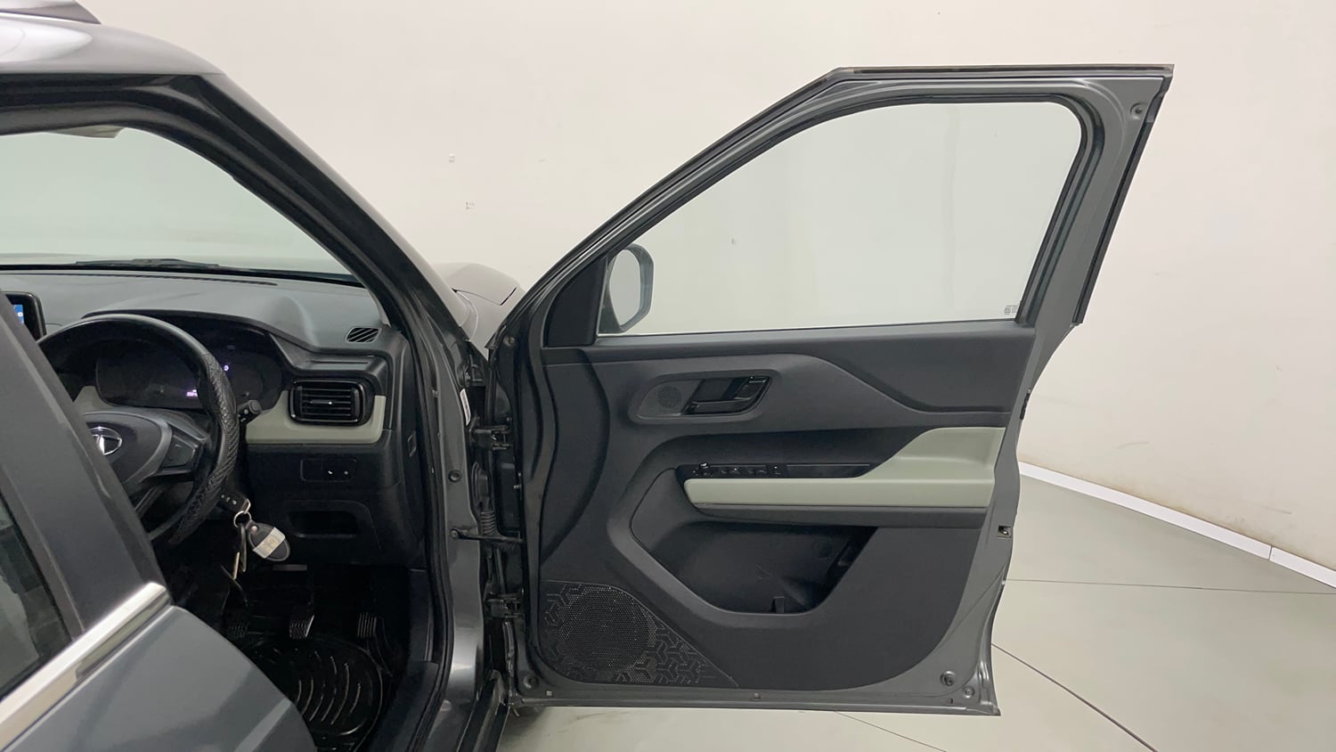 Used 2023 Tata Punch Adventure Rhythm Pack MT Petrol Manual interior RIGHT FRONT DOOR OPEN VIEW