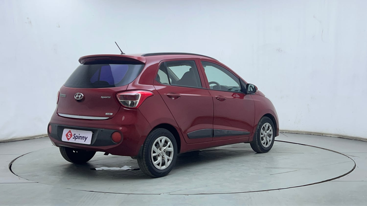 Used 2019 Hyundai Grand i10 Sportz 1.2 Kappa VTVT Petrol Manual exterior RIGHT REAR CORNER VIEW