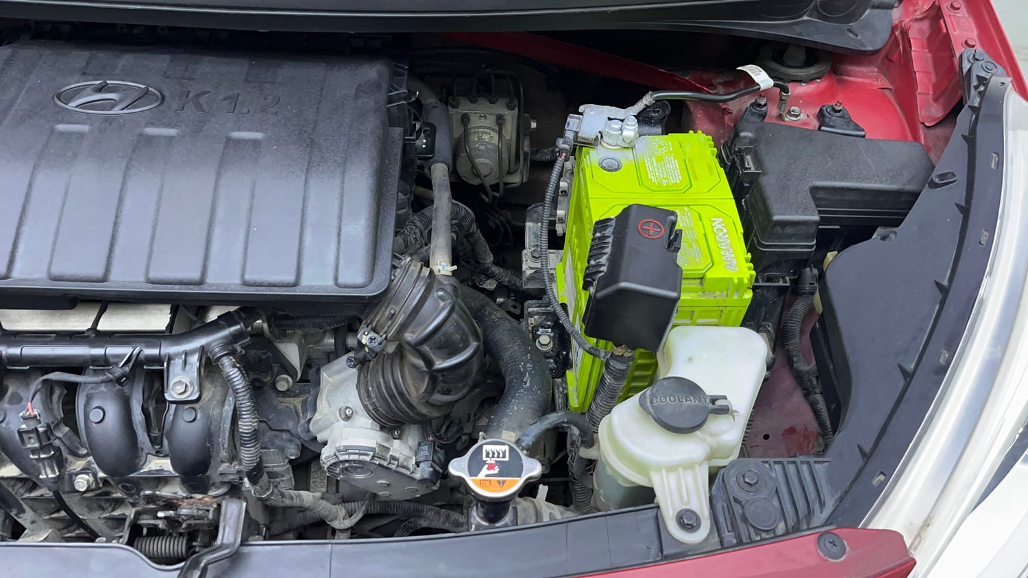 Used 2019 Hyundai Grand i10 Asta 1.2 Kappa VTVT Petrol Manual engine ENGINE LEFT SIDE VIEW