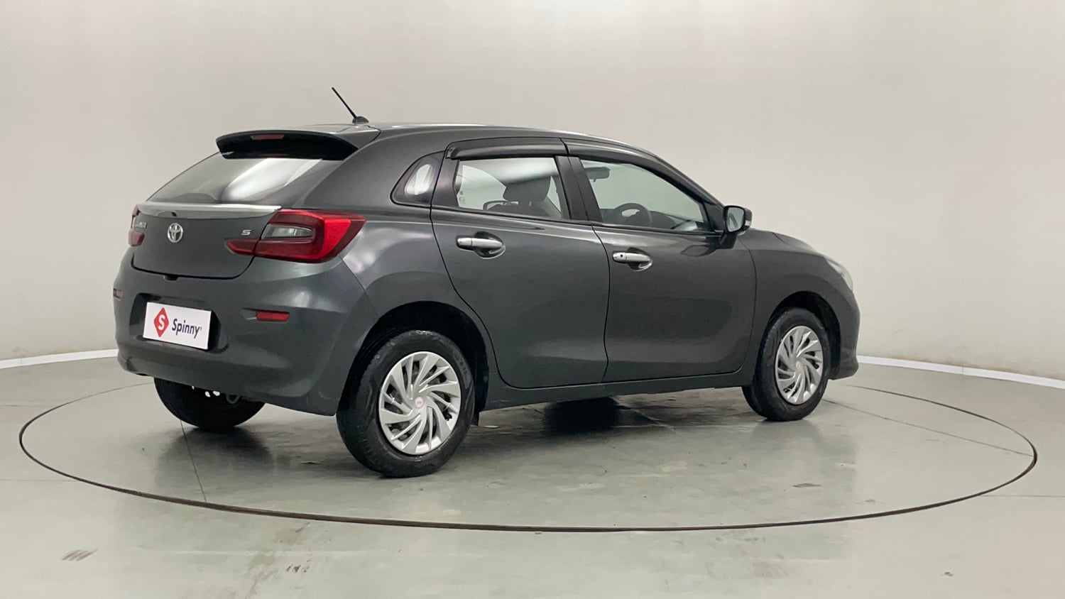 Used 2022 Toyota Glanza S Petrol Manual exterior RIGHT REAR CORNER VIEW