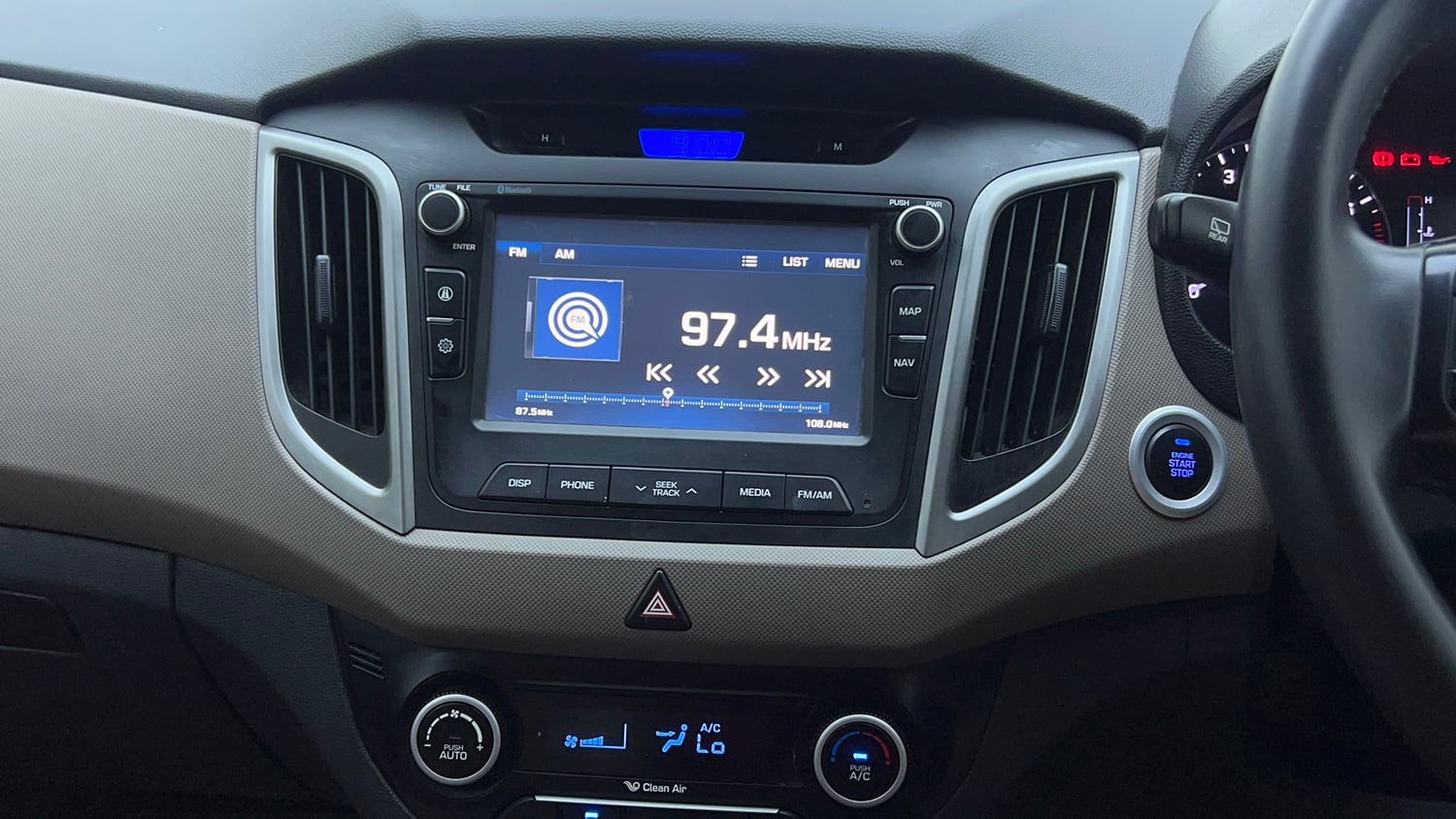 Used 2017 Hyundai Creta 1.6 SX Plus AT Petrol Petrol Automatic top_features Touch screen infotainment system