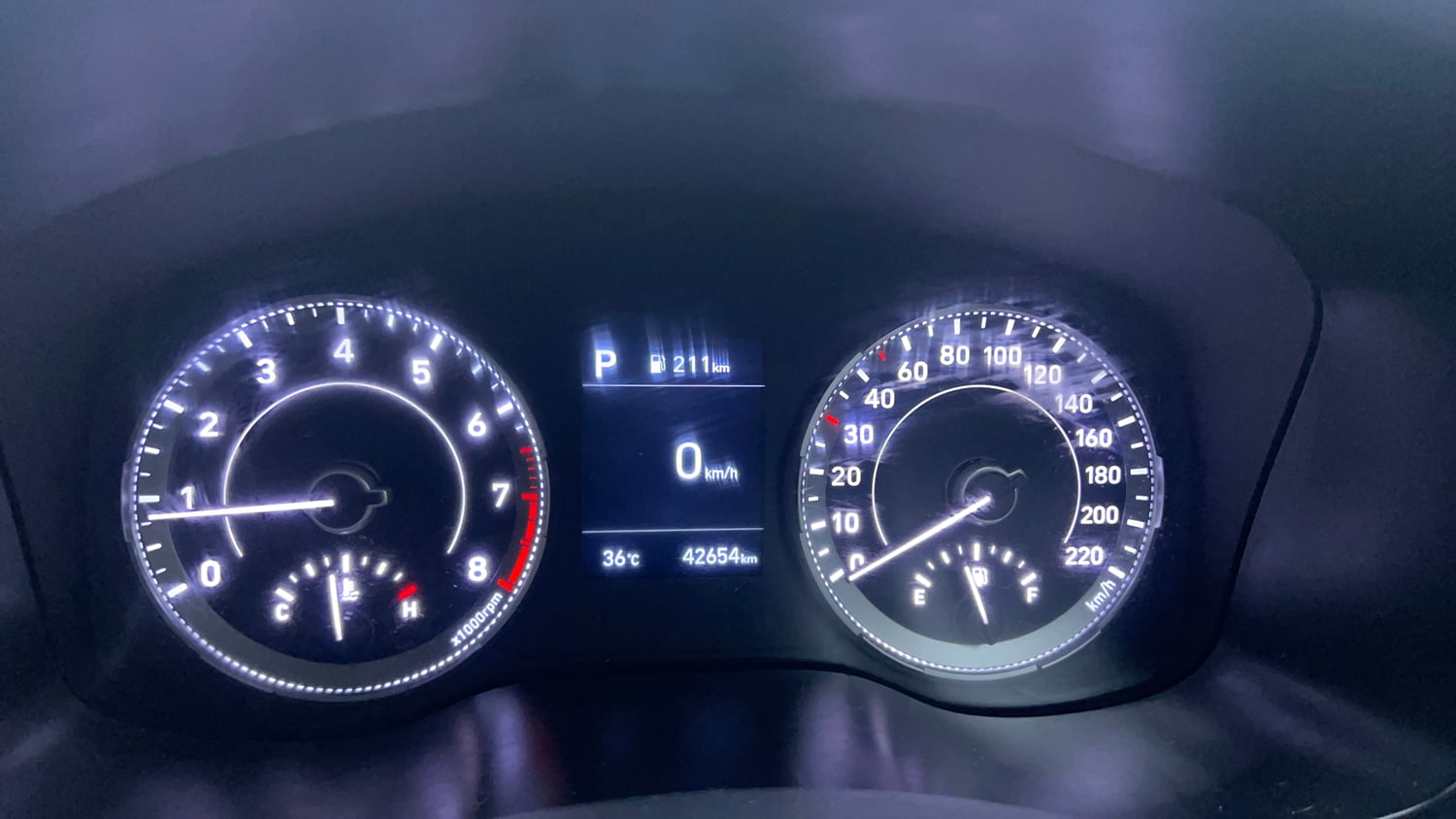 Used 2021 Hyundai Venue SX Plus 1.0 Turbo DCT Petrol Automatic interior CLUSTERMETER VIEW