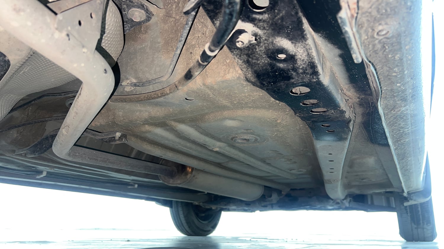 Used 2019 Maruti Suzuki Wagon R ZXi 1.2 AMT Petrol Automatic extra REAR RIGHT UNDERBODY VIEW