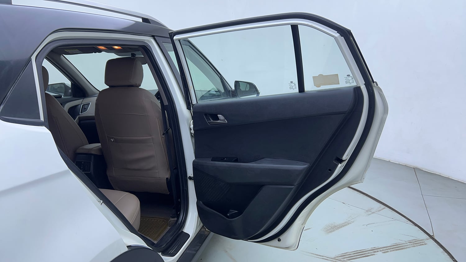 Used 2017 Hyundai Creta 1.6 SX Plus AT Petrol Petrol Automatic interior RIGHT REAR DOOR OPEN VIEW