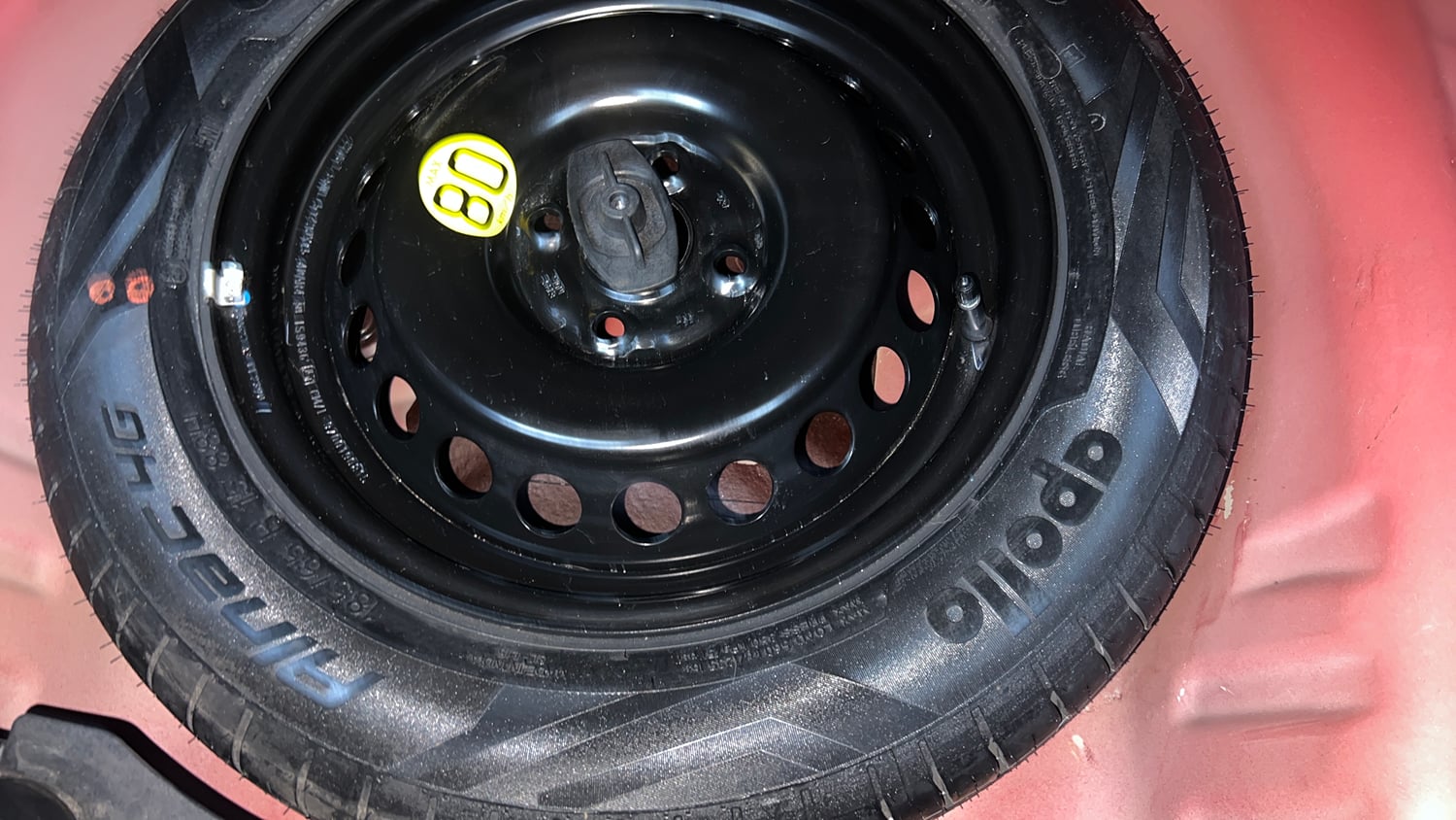 Used 2022 Toyota Glanza V Petrol Manual tyres SPARE TYRE VIEW