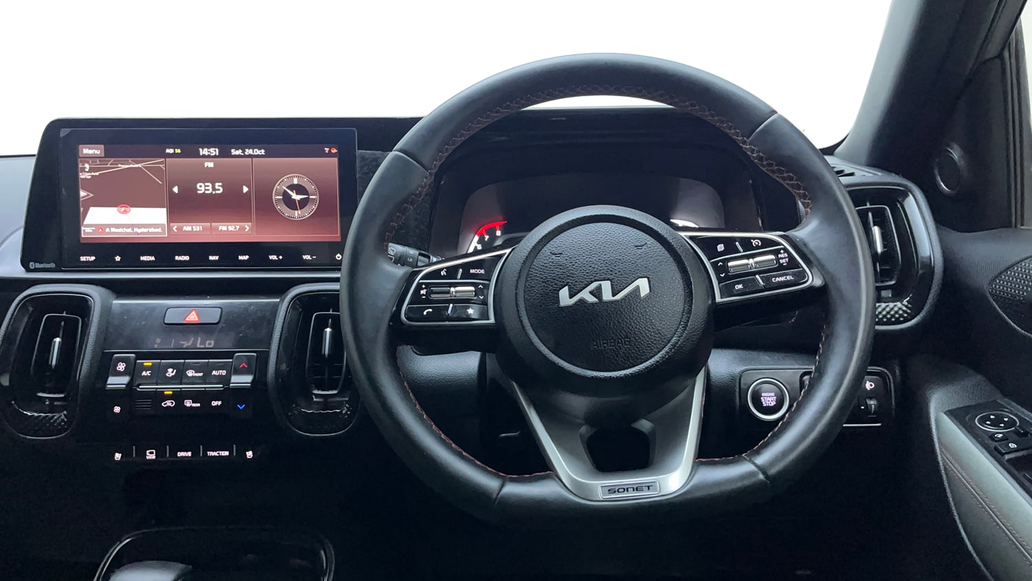 Used 2022 Kia Sonet X Line 1.0 DCT Petrol Automatic interior STEERING VIEW