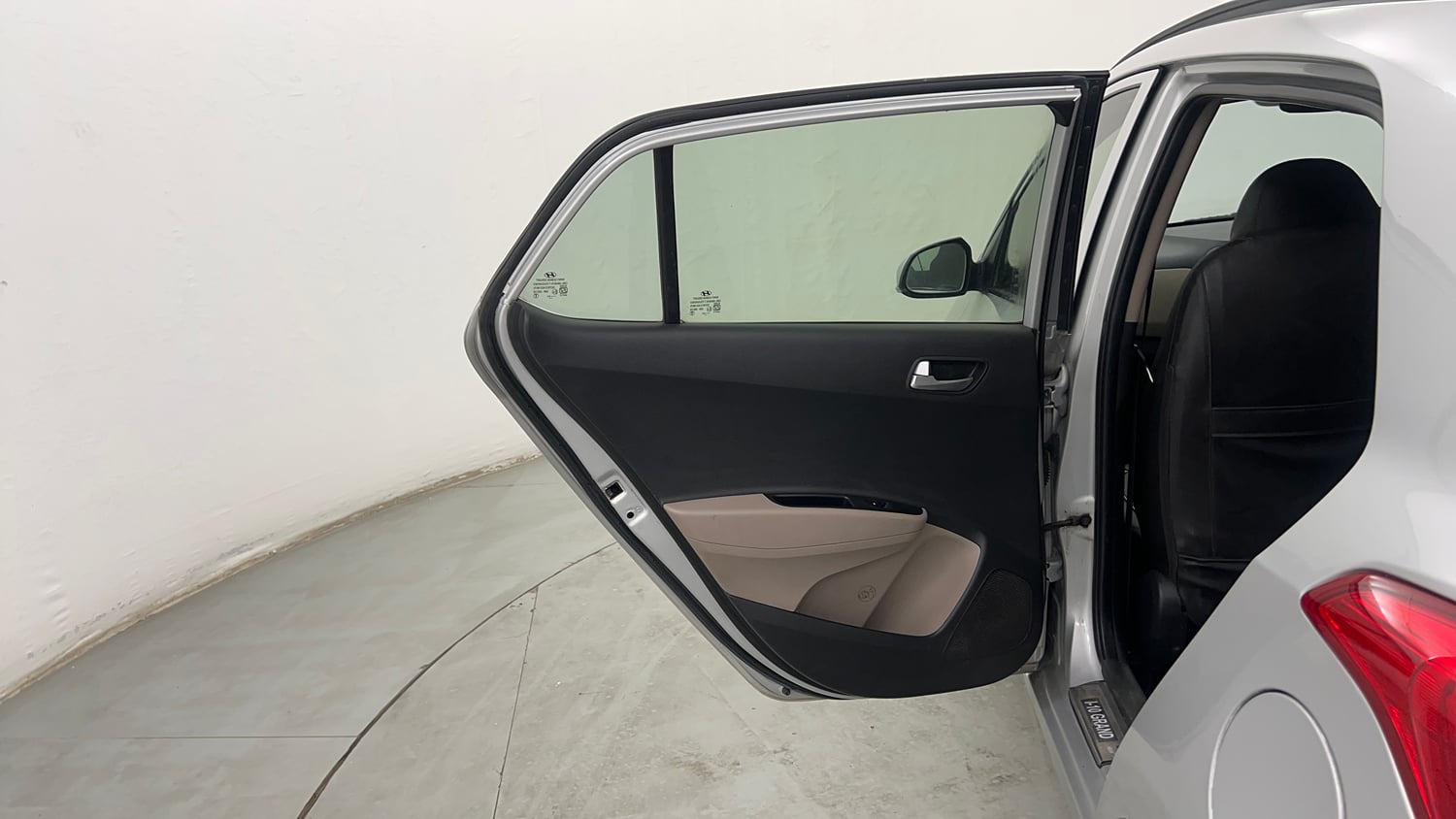 Used 2016 Hyundai Grand i10 Sportz 1.2 Kappa VTVT Petrol Manual interior LEFT REAR DOOR OPEN VIEW
