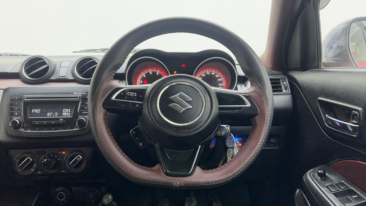 Used 2018 Maruti Suzuki Swift VXI CNG (Outside Fitted) Cng Manual interior STEERING VIEW