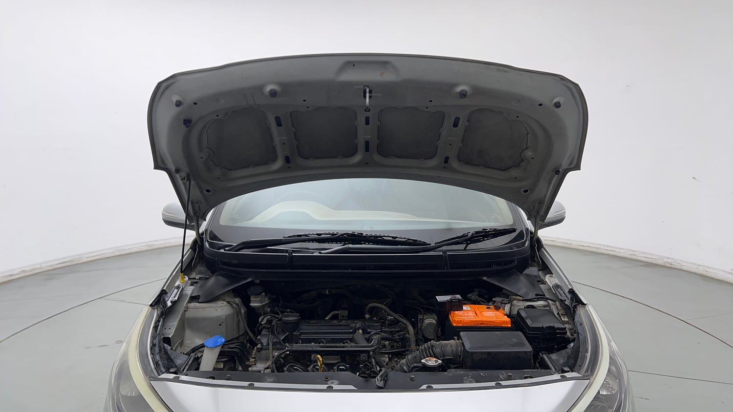 Used 2016 Hyundai Elite i20 Sportz 1.2 Petrol Manual engine ENGINE & BONNET OPEN FRONT VIEW