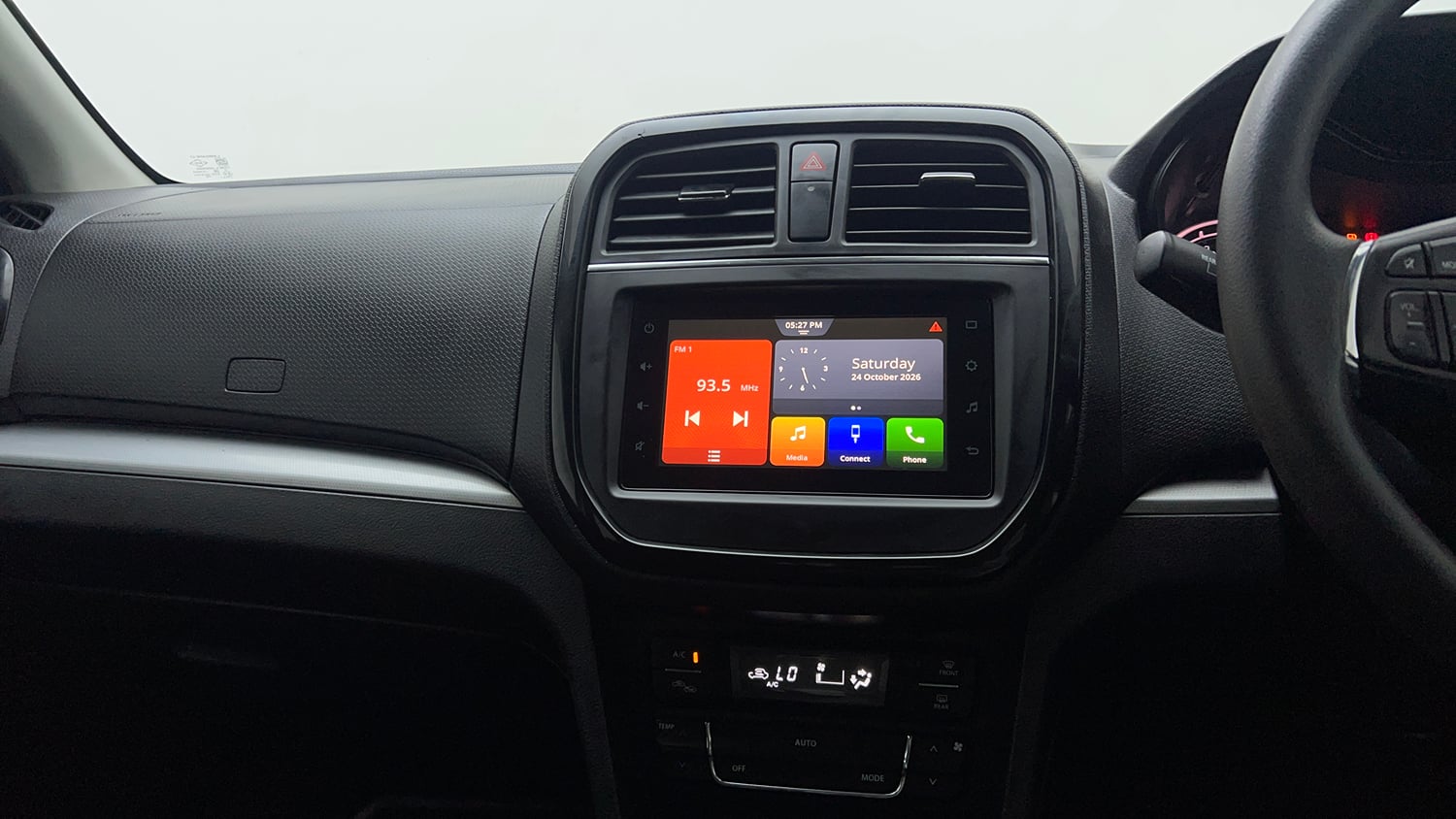 Used 2021 Toyota Urban Cruiser High Grade MT Petrol Manual interior MUSIC SYSTEM & AC CONTROL VIEW