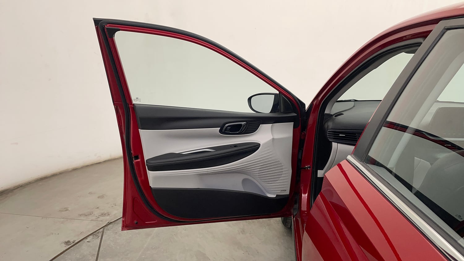 Used 2023 Hyundai New i20 Asta (O) 1.2 IVT Petrol Automatic interior LEFT FRONT DOOR OPEN VIEW