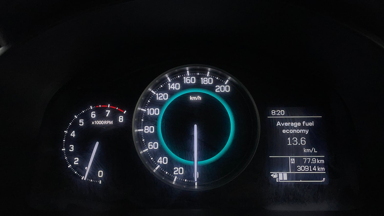 Used 2022 Maruti Suzuki Ignis Zeta 1.2 MT Petrol Manual interior CLUSTERMETER VIEW