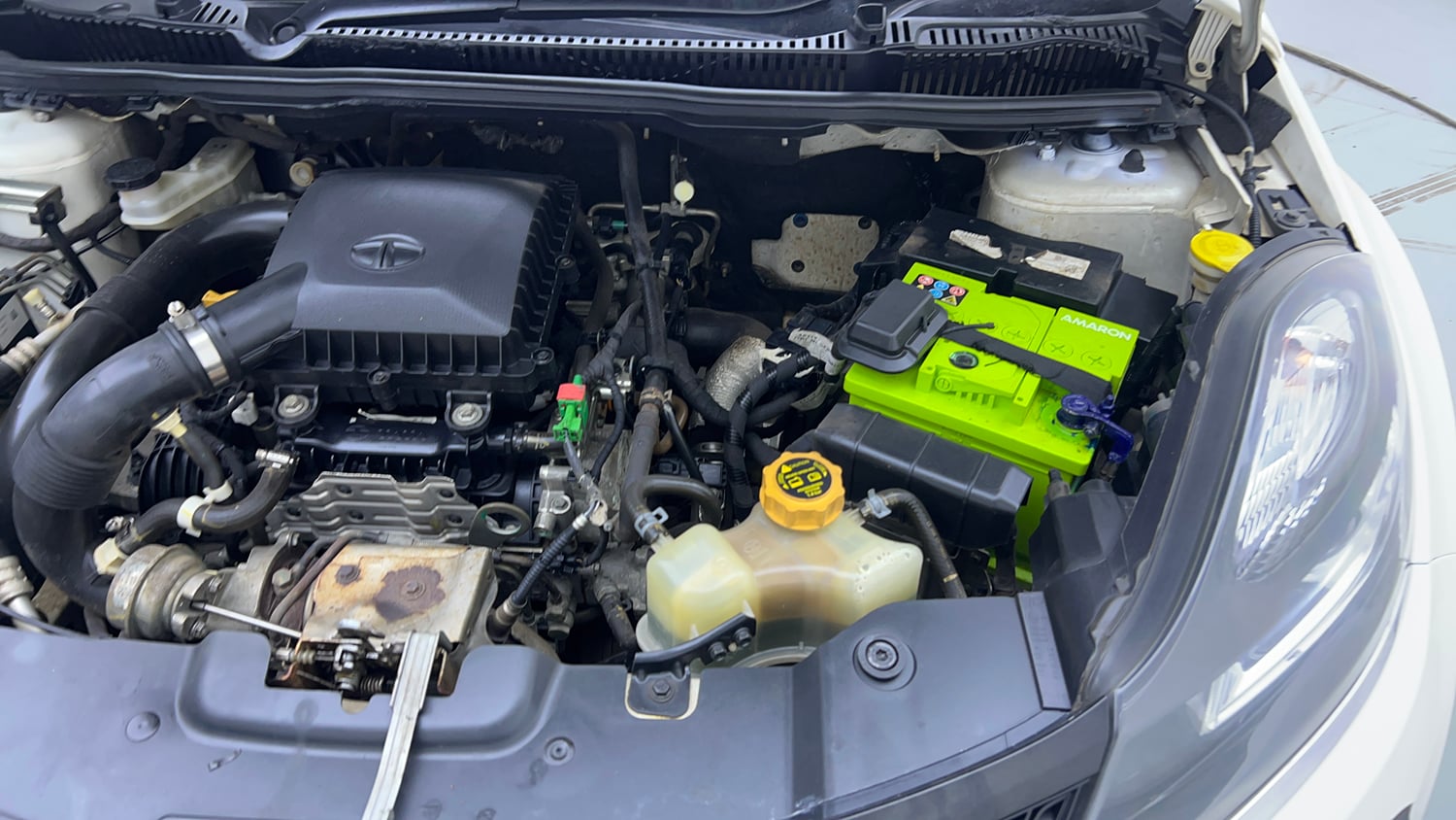 Used 2020 Tata Nexon XZA Plus Petrol Petrol Automatic engine ENGINE LEFT SIDE VIEW