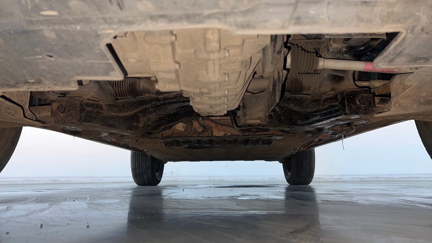 Used 2021 Tata Nexon EV XZ Plus Electric Automatic extra FRONT LEFT UNDERBODY VIEW