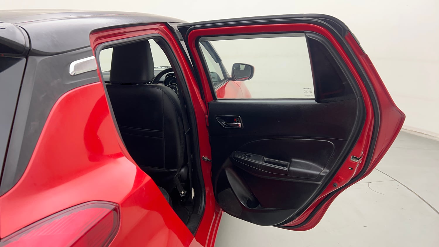 Used 2018 Maruti Suzuki Swift VXI CNG (Outside Fitted) Cng Manual interior RIGHT REAR DOOR OPEN VIEW