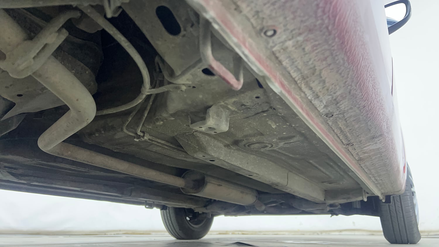 Used 2017 Maruti Suzuki Celerio ZXI (O) AMT Petrol Automatic extra REAR RIGHT UNDERBODY VIEW