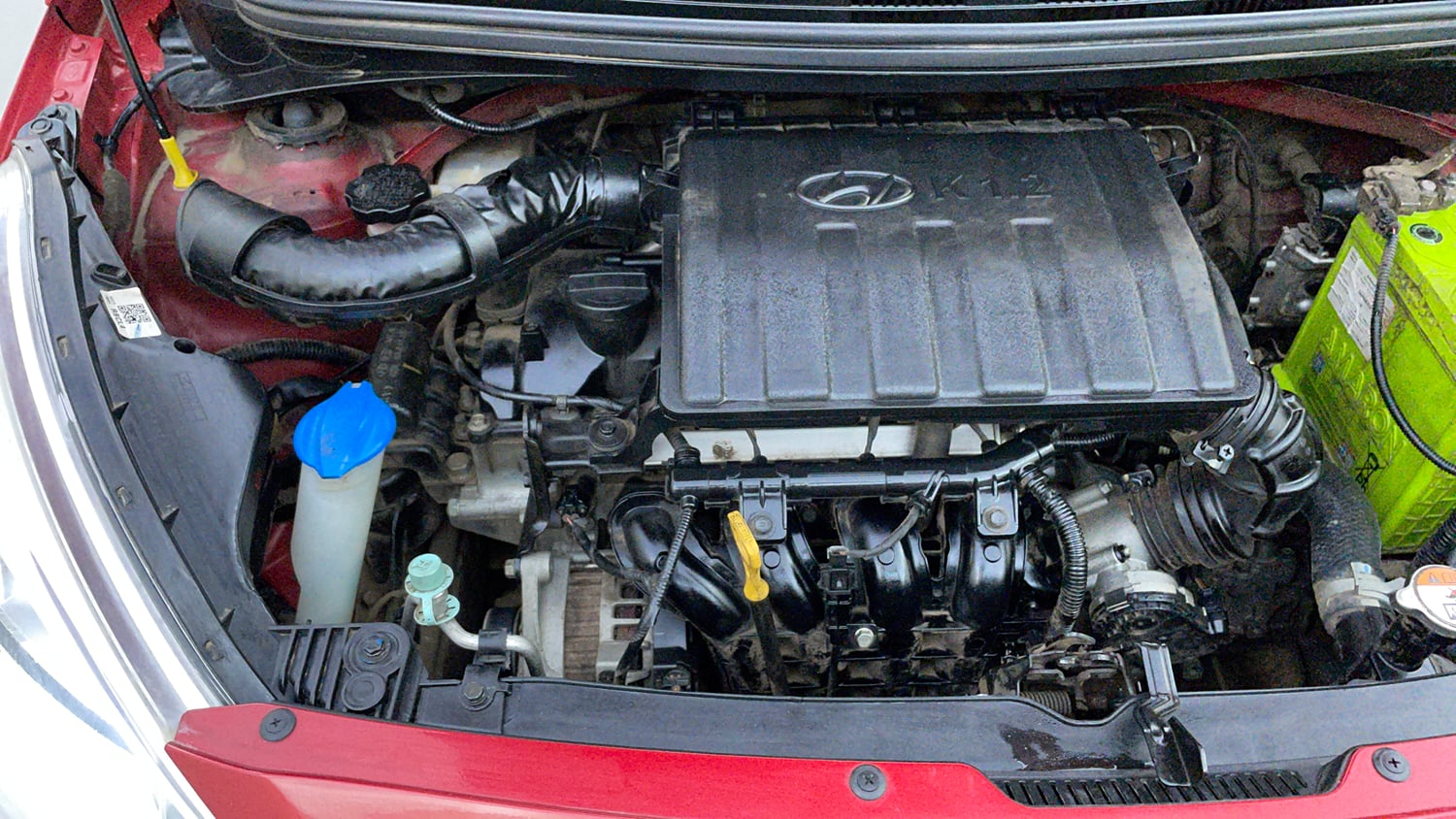 Used 2019 Hyundai Grand i10 Sportz 1.2 Kappa VTVT Petrol Manual engine ENGINE RIGHT SIDE VIEW
