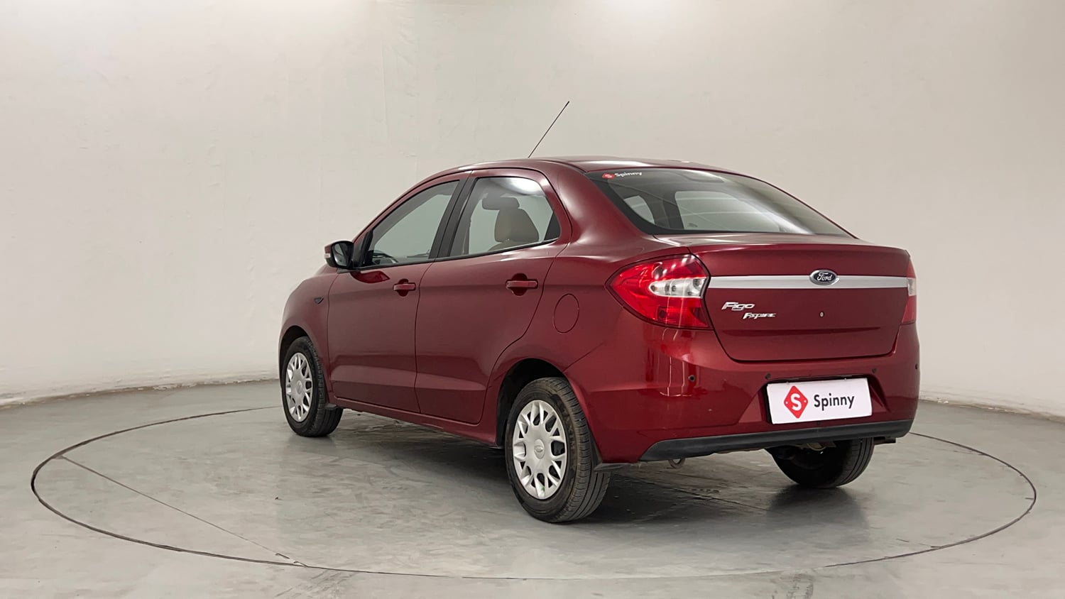 Used 2017 Ford Figo Aspire Trend 1.2 Ti-VCT Petrol Manual exterior LEFT REAR CORNER VIEW