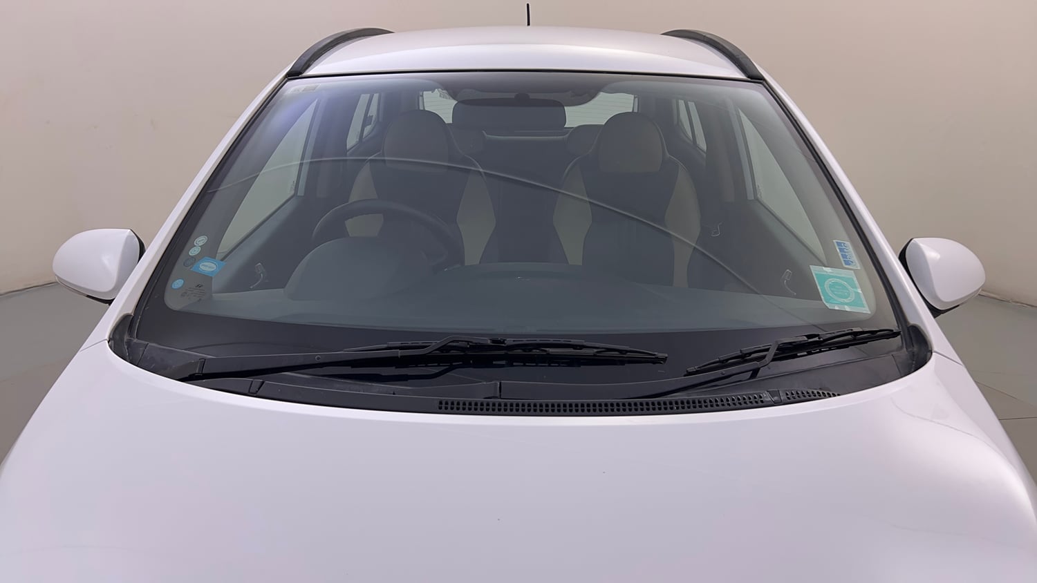 Used 2020 Hyundai Grand i10 Sportz 1.2 Kappa VTVT Petrol Manual exterior FRONT WINDSHIELD VIEW
