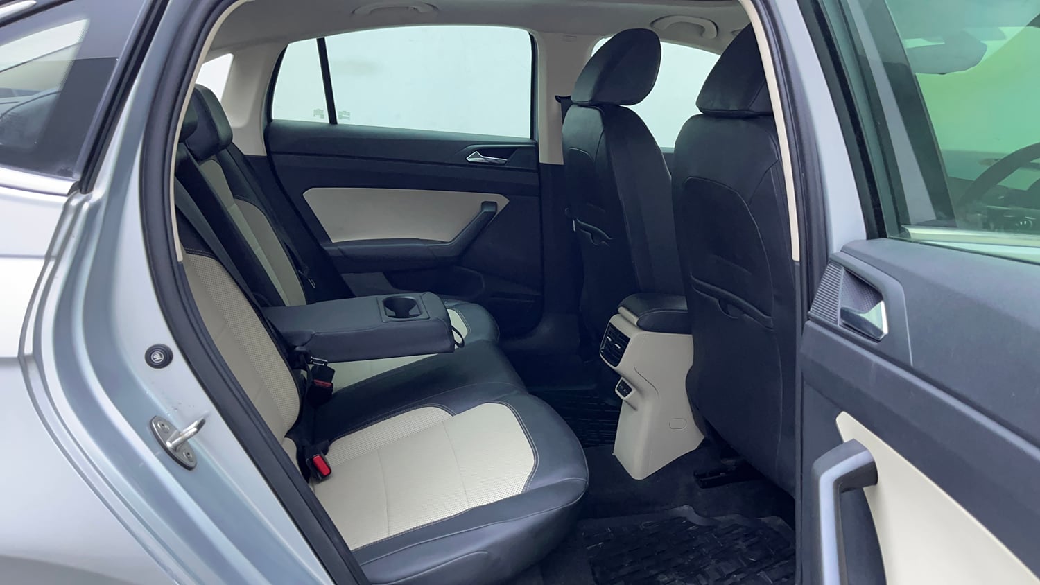 Used 2022 Skoda Slavia Style 1.0L TSI AT Petrol Automatic interior RIGHT SIDE REAR DOOR CABIN VIEW