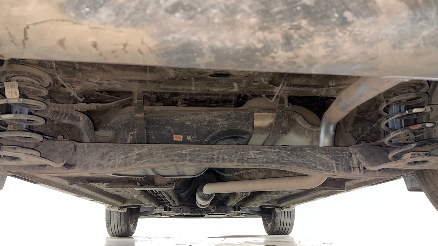 Used 2023 Kia Seltos GTX Plus 1.4 DCT Petrol Automatic extra REAR UNDERBODY VIEW (TAKEN FROM REAR)
