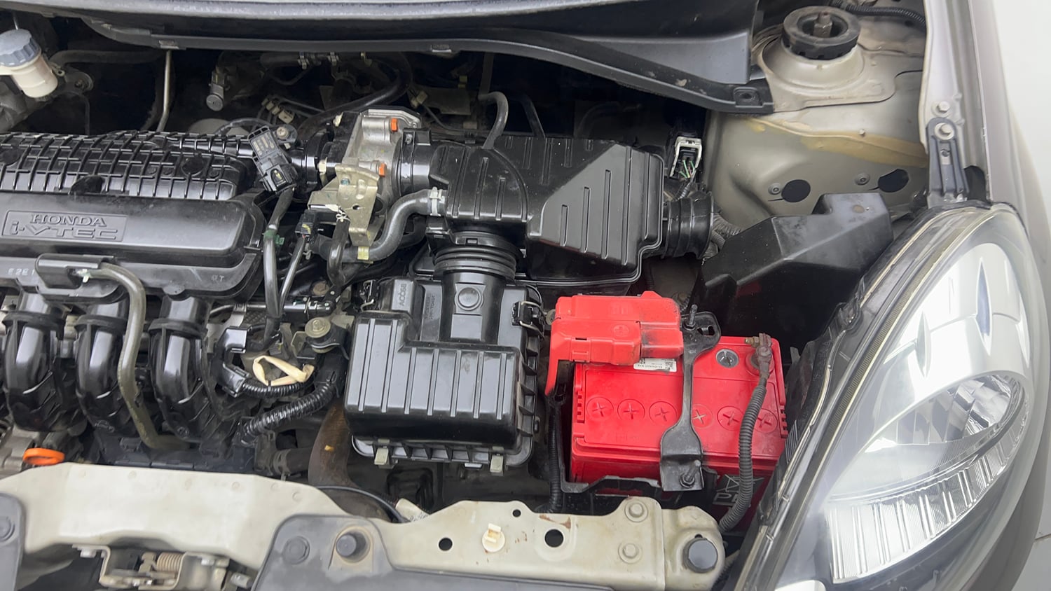 Used 2014 Honda Amaze 1.2 S i-VTEC Petrol Manual engine ENGINE LEFT SIDE VIEW