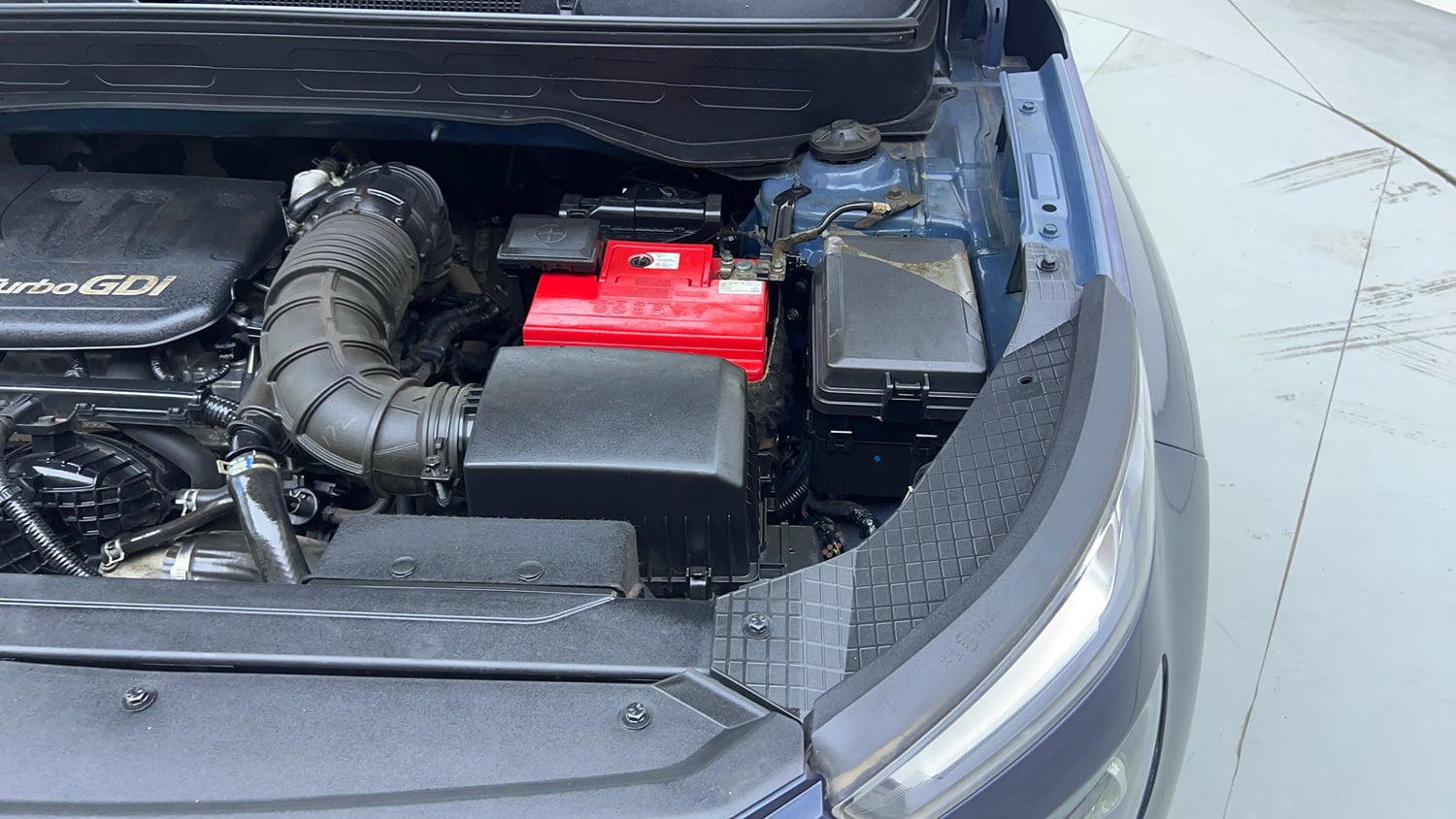 Used 2021 Hyundai Venue SX Plus 1.0 Turbo DCT Petrol Automatic engine ENGINE LEFT SIDE VIEW