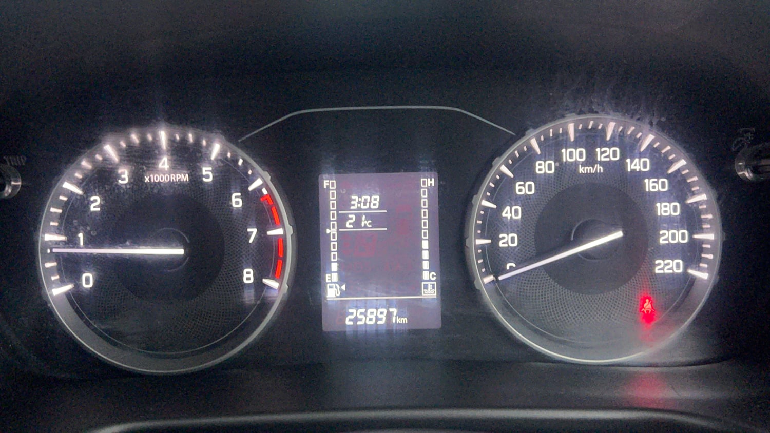Used 2023 Maruti Suzuki Brezza VXi Petrol Manual interior CLUSTERMETER VIEW