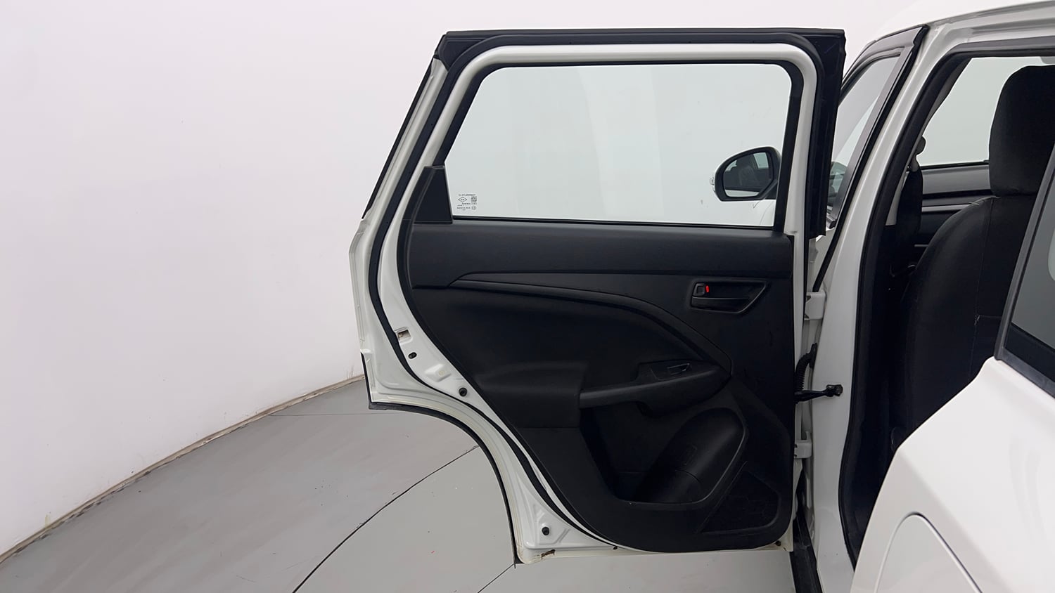 Used 2023 Maruti Suzuki Brezza VXi Petrol Manual interior LEFT REAR DOOR OPEN VIEW