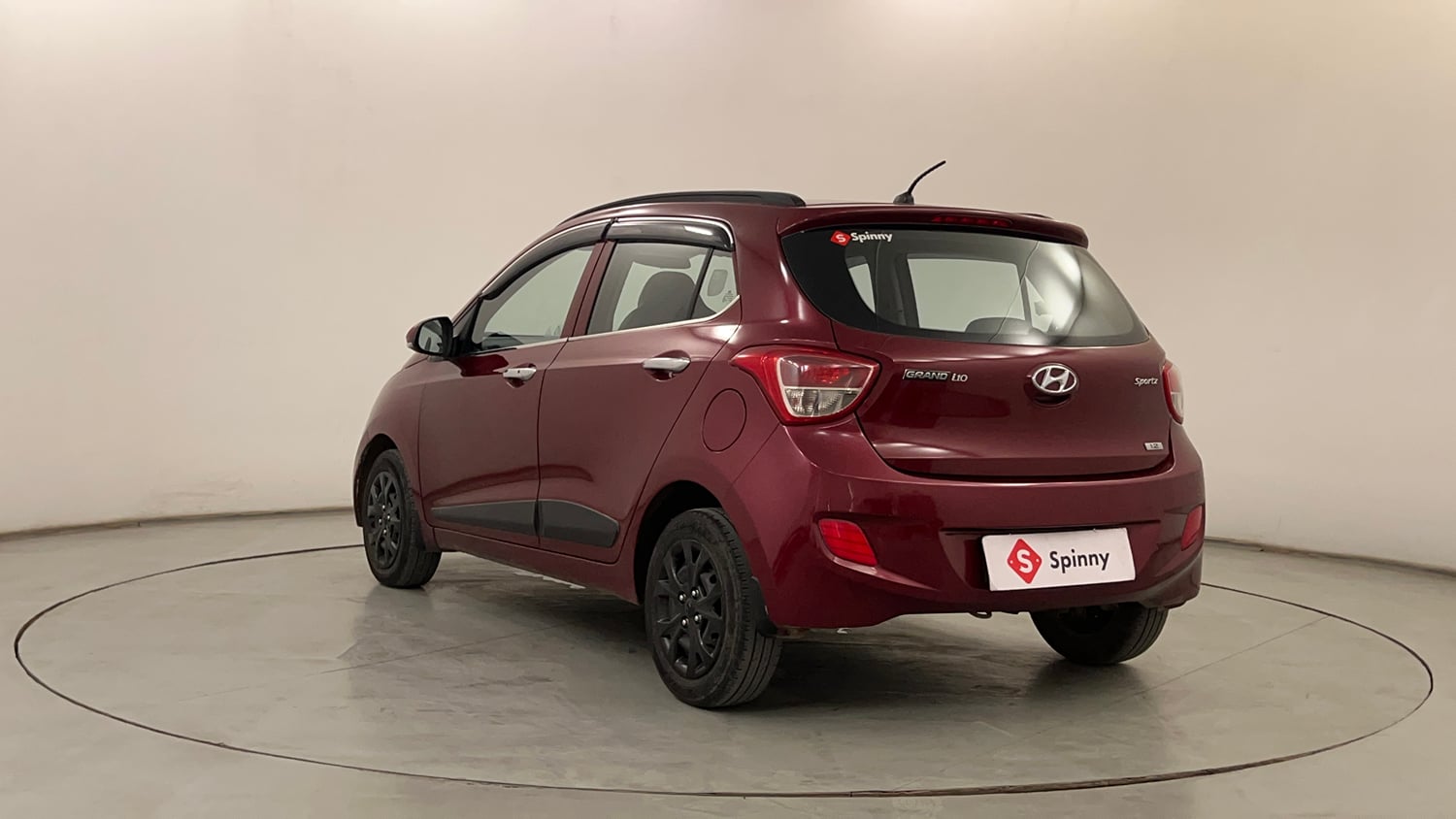 Used 2016 Hyundai Grand i10 Sportz 1.2 Kappa VTVT Petrol Manual exterior LEFT REAR CORNER VIEW